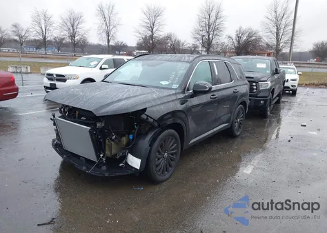 2025 Hyundai Palisade Calligraphy Night Edition из США, поврежденный, VIN KM8R7DGE0SU919130